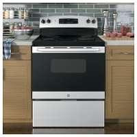 JBS27RKSS GE 5.0 cu. ft. Coil Electric Slide-in Range - Stainless Steel-2