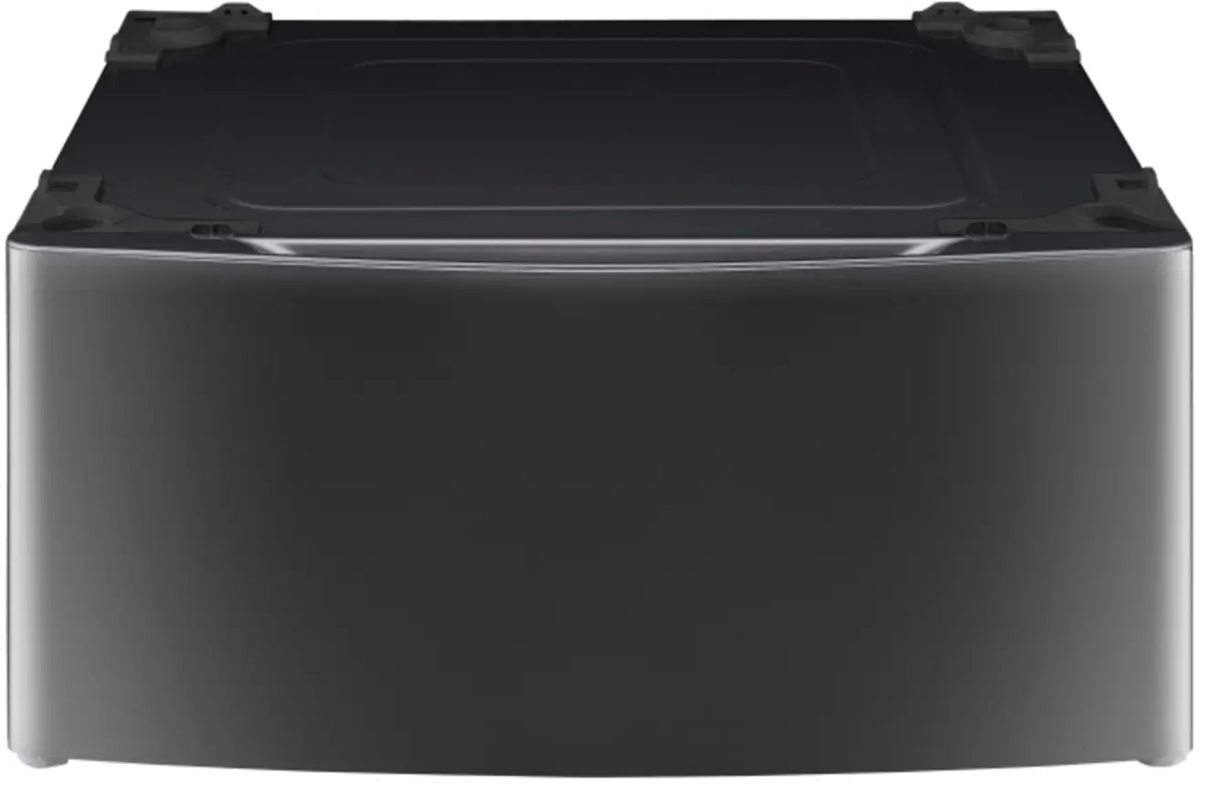 WDP4K LG 27 Inch Laundry Pedestal - Black Stainless Steel-1