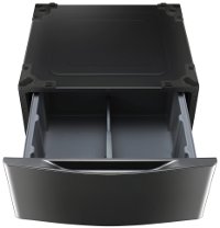 WDP4K LG 27 Inch Laundry Pedestal - Black Stainless Steel-3
