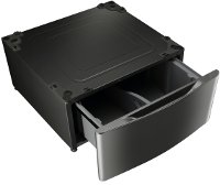 WDP4K LG 27 Inch Laundry Pedestal - Black Stainless Steel-4