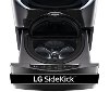 WD100CK LG 27 Inch Black Stainless Steel SideKick 1.0 Cu. T. Pedestal Washer-2