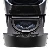 WD100CK LG 27 Inch Black Stainless Steel SideKick 1.0 Cu. T. Pedestal Washer-6