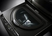 WD100CK LG 29 Inch Sidekick Pedestal Washer - 1.0 Cu. Ft. Black Stainless Steel-5