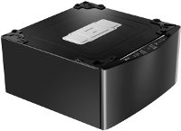 WD100CK LG 29 Inch Sidekick Pedestal Washer - 1.0 Cu. Ft. Black Stainless Steel-8