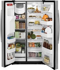 GSS25GSHSS GE 25.3 cu. ft. Side by Side Refrigerator - 36 Inch Stainless Steel-2