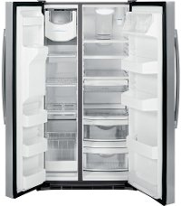 GSS25GSHSS GE 25.3 cu. ft. Side by Side Refrigerator - 36 Inch Stainless Steel-3