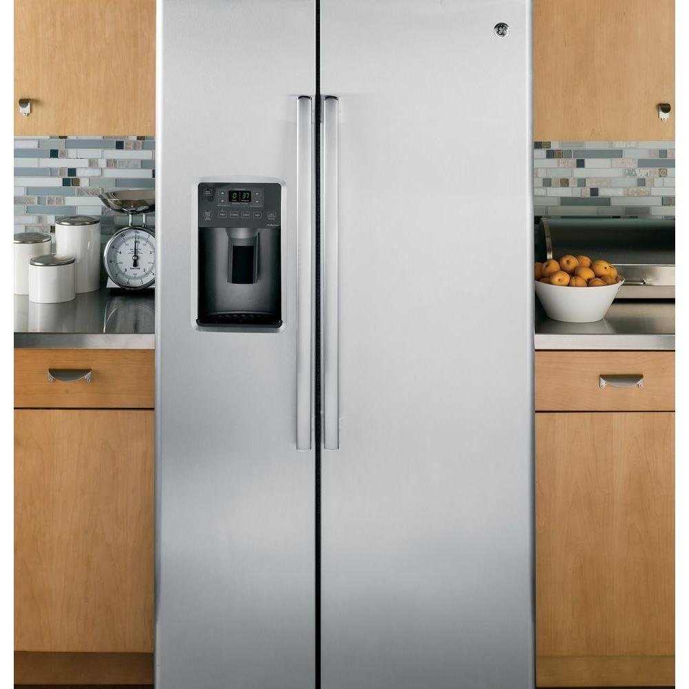 GSS25GSHSS GE 25.3 cu. ft. Side by Side Refrigerator - 36 Inch Stainless Steel-5