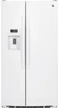 GSS25GGHWW GE 25.3 cu ft Side by Side Refrigerator - White
