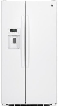 GSS25GGHWW GE 25.3 cu. ft. Side by Side Refrigerator - 36 Inch White