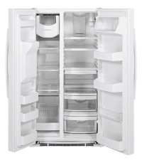 GSS25GGHWW GE 25.3 cu. ft. Side by Side Refrigerator - 36 Inch White-4