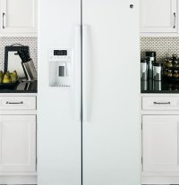 GSS25GGHWW GE 25.3 cu. ft. Side by Side Refrigerator - 36 Inch White-6