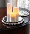 12 Inch Round Crystal Mirror Tray-2