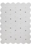 C-77770 4 x 5 Small Biscuit White Washable Rug
