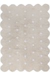 C-77778 4 x 5 Small Biscuit Beige Washable Rug