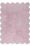 C-77771 4 x 5 Small Biscuit Pink Washable Rug