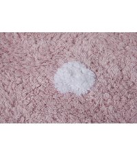 C-77771 4 x 5 Small Biscuit Pink Washable Rug-2