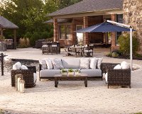 Saba Patio Cocktail Outdoor Table
