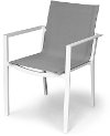 Clearance Outdoor Patio Sling Chair Gray - Kedo