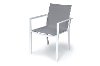 Outdoor Patio Sling Dining Chair Gray - Kedo-2