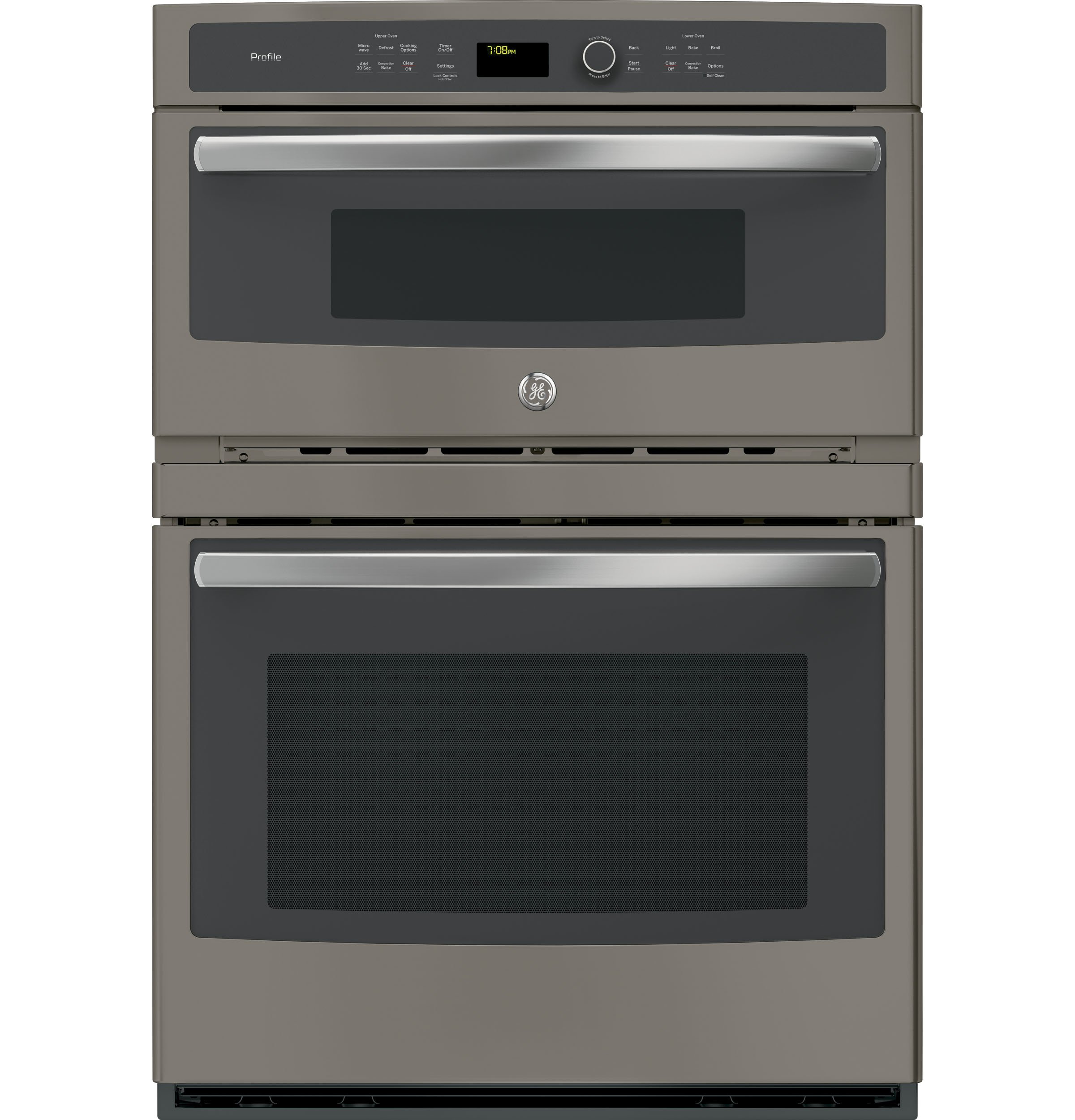 PT7800EKES GE Profile 30 Inch Combination Wall Oven with Microwave - 6.7 cu. ft.Slate-1