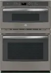 PT7800EKES GE Profile 30 Inch Combination Wall Oven with Microwave - 6.7 cu. ft.Slate