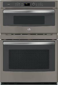 PT7800EKES GE Profile 30 Inch Combination Wall Oven with Microwave - 6.7 cu. ft.Slate