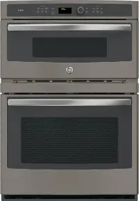 PT7800EKES GE Profile 30 Inch Combination Wall Oven with Microwave - 6.7 cu. ft.Slate