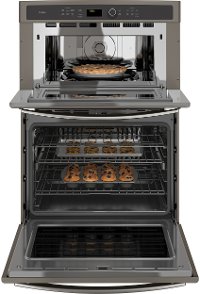 PT7800EKES GE Profile 30 Inch Combination Wall Oven with Microwave - 6.7 cu. ft.Slate-2
