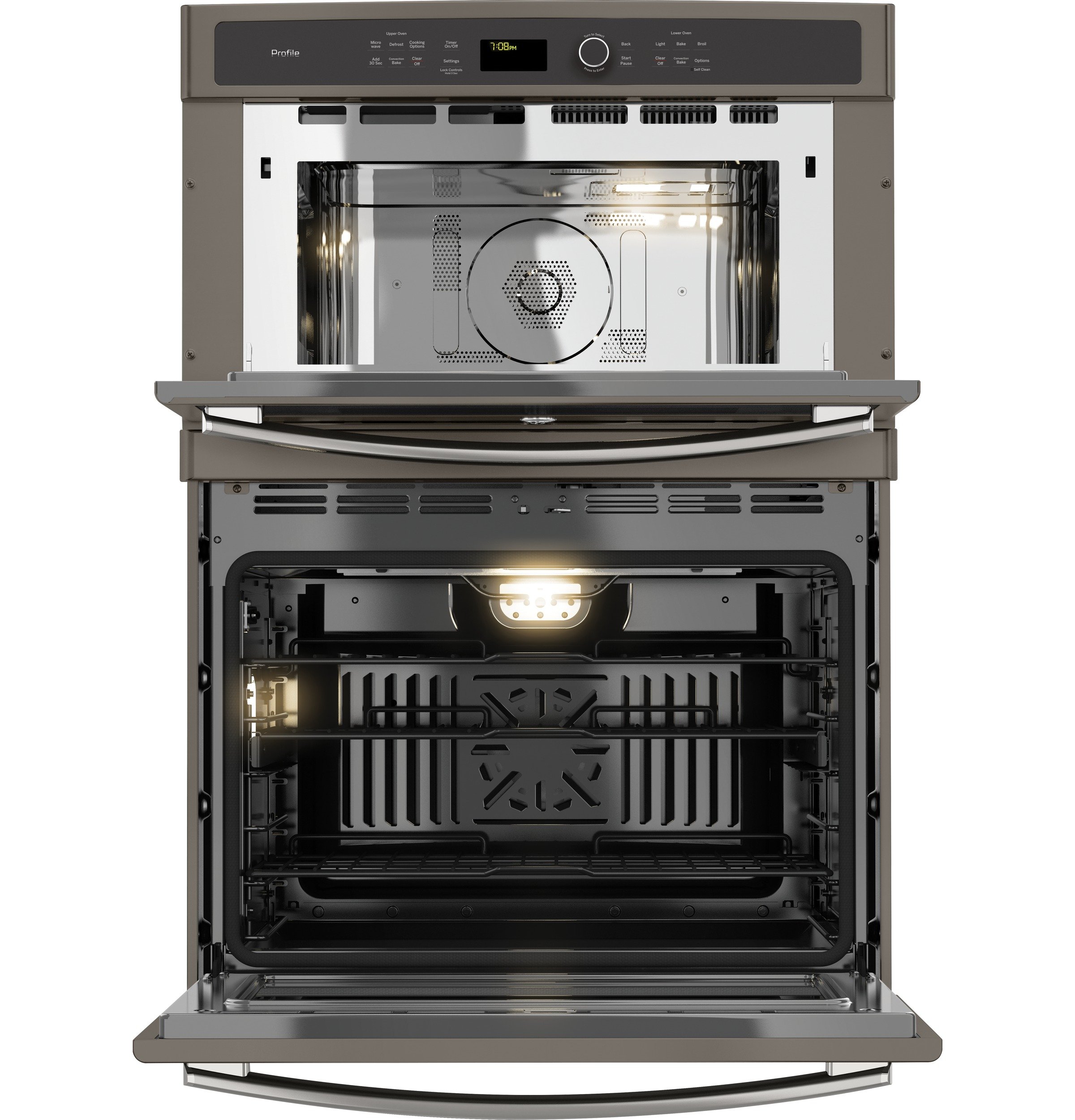 PT7800EKES GE Profile 30 Inch Combination Wall Oven with Microwave - 6.7 cu. ft.Slate-3