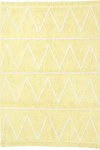 C-HY-Y 4 x 5 Small Hippy Soft Yellow Washable Rug