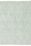 C-HY-G 4 x 5 Small Hippy Mint Green Washable Rug-1