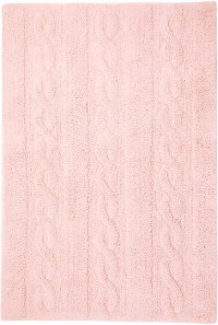 C-TR-SP 4 x 5 Small Braids Soft Pink Washable Rug