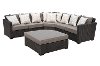 Veranda Collection 5 Piece Outdoor Patio Sectional Sofa