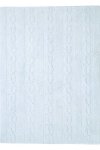 C-TR-SB 4 x 5 Small Braids Soft Blue Washable Rug