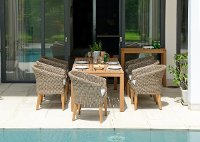 7 Piece Outdoor Dining Patio Set- Monroe