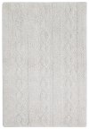 C-TR-PG 4 x 5 Small Braids Pearl Gray Washable Rug