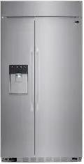 LSSB2692ST LG Studio Built In Side by Side Smart Refrigerator - 25.6 cu. ft., 42 Inch Stainless Steel