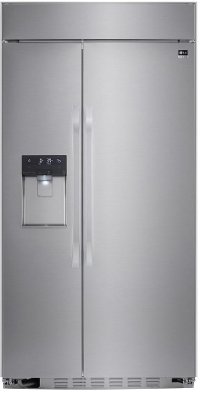 LSSB2692ST LG Studio Built In Side by Side Smart Refrigerator - 25.6 cu. ft., 42 Inch Stainless Steel