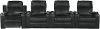 Eclipse Black 4 Piece Power Home Theater Seating - Headliner-1
