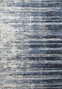 5 x 8 Medium Ivory, Gray, and Blue Rug - Granada