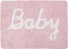 C-BABY-P 4 x 5 Small Baby Petit Point Pink Washable Rug-1