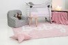 C-BABY-P 4 x 5 Small Baby Petit Point Pink Washable Rug-2