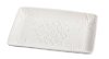 White Snowflake Ceramic Serving Platter