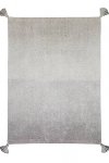 C-DE-GREY 4 x 5 Small Ombre Gray Washable Rug-1