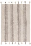 C-ST-GLACIER 4 x 5 Small Stripes Glacier Gray Washable Rug-1