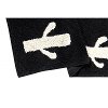 C-BW-CACTUS 5 x 7 Medium Cactus Stamp Black Washable Rug-5