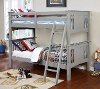 Clearance Classic Gray Twin-over-Twin Bunk Bed - Spring Creek