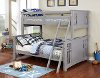 Clearance Classic Gray Twin-over-Full Bunk Bed - Spring Creek