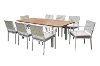 White 7 Piece Modern Patio Dining - Kedo-2
