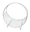 Silver Metal Magazine Rack